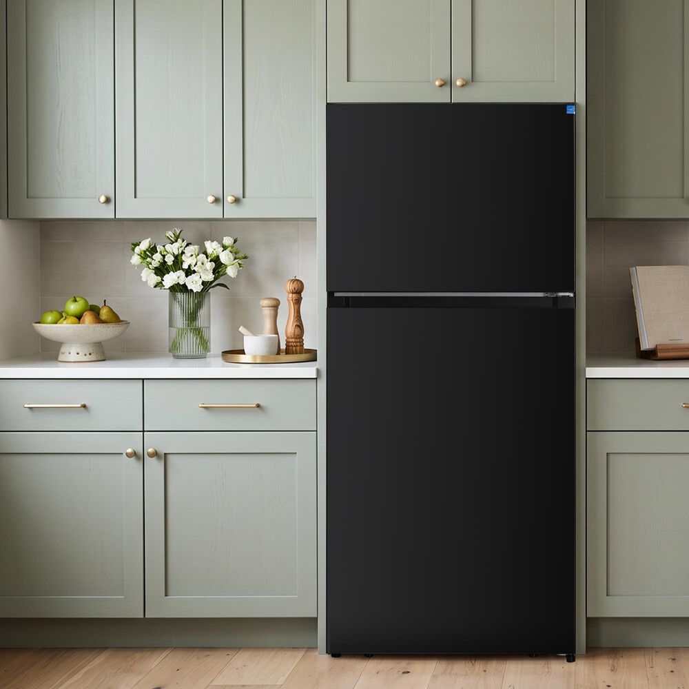 Element 18.2 Cu. Ft. Top Freezer Refrigerator in Black, , large