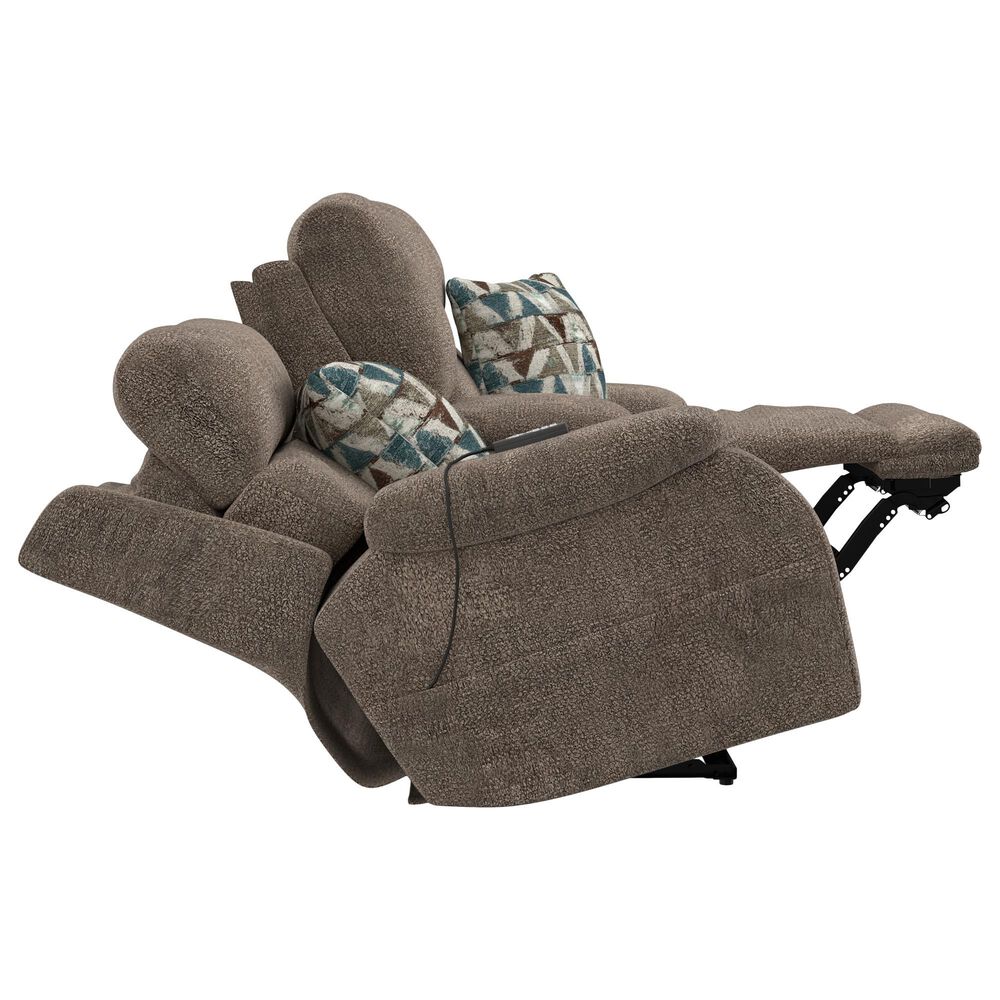 Hartsfield Joya Power Reclining Loveseat in Mushroom, , large