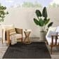 Nourison Horizon HOZ02 Black 8" x 10" Indoor/Outdoor Area Rug, , large