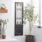 Maple and Jade 57" x 16" Gate Wall Decor in Dark Gray and Brown, , large