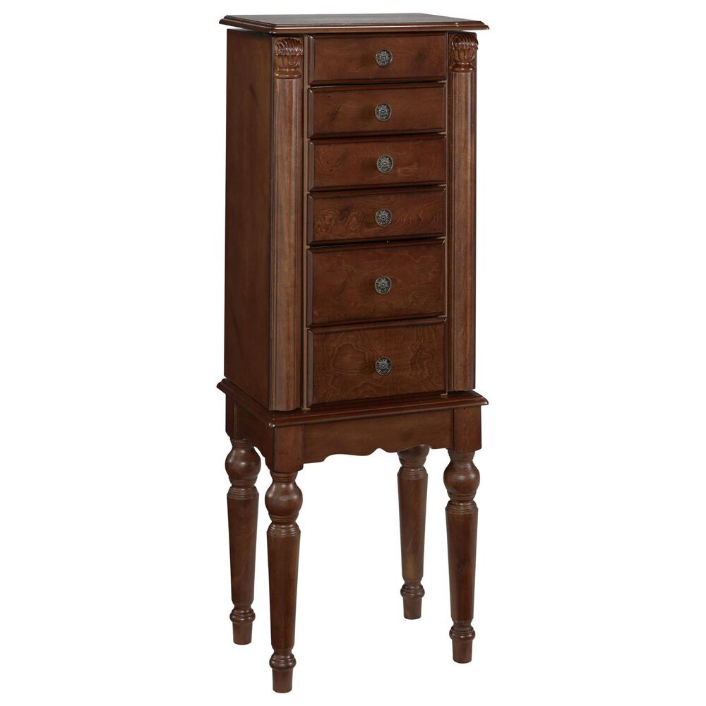 Parkerville Furniture Line Jewelry Armoire in Deep Cherry, , large