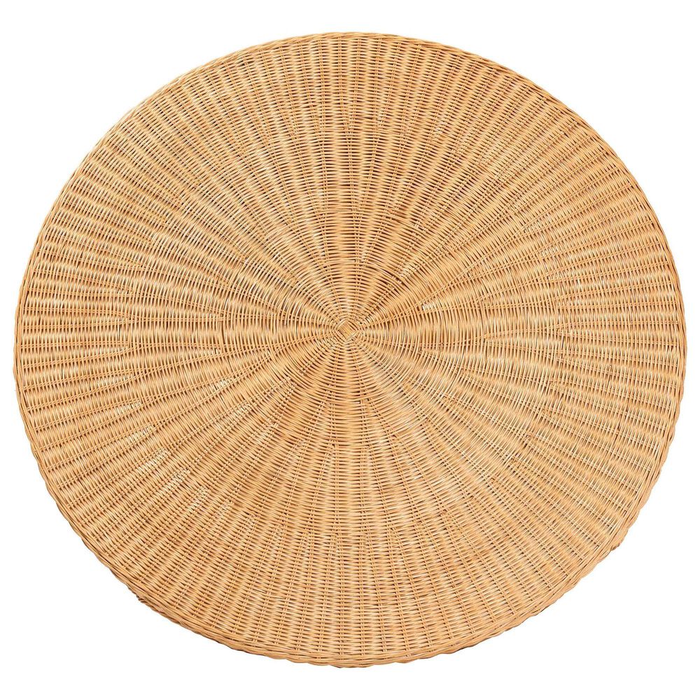 Baxton Studio Abena Dining Table in Light Honey - Table Only, , large