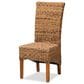 Baxton Studio Trianna Side Chair in Brown and Natural Brown, , large