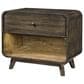 New Heritage Design Rex 1-Drawer Nightstand in Walnut, , large