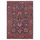 Feizy Rawlins 39HIF 3"11" x 6" Red and Navy Area Rug, , large