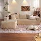 HOMLUX 2-Piece Mod Sectional with LAF Chaise in Beige, , large