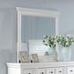 Furniture of America Castile Mirror in White, , large