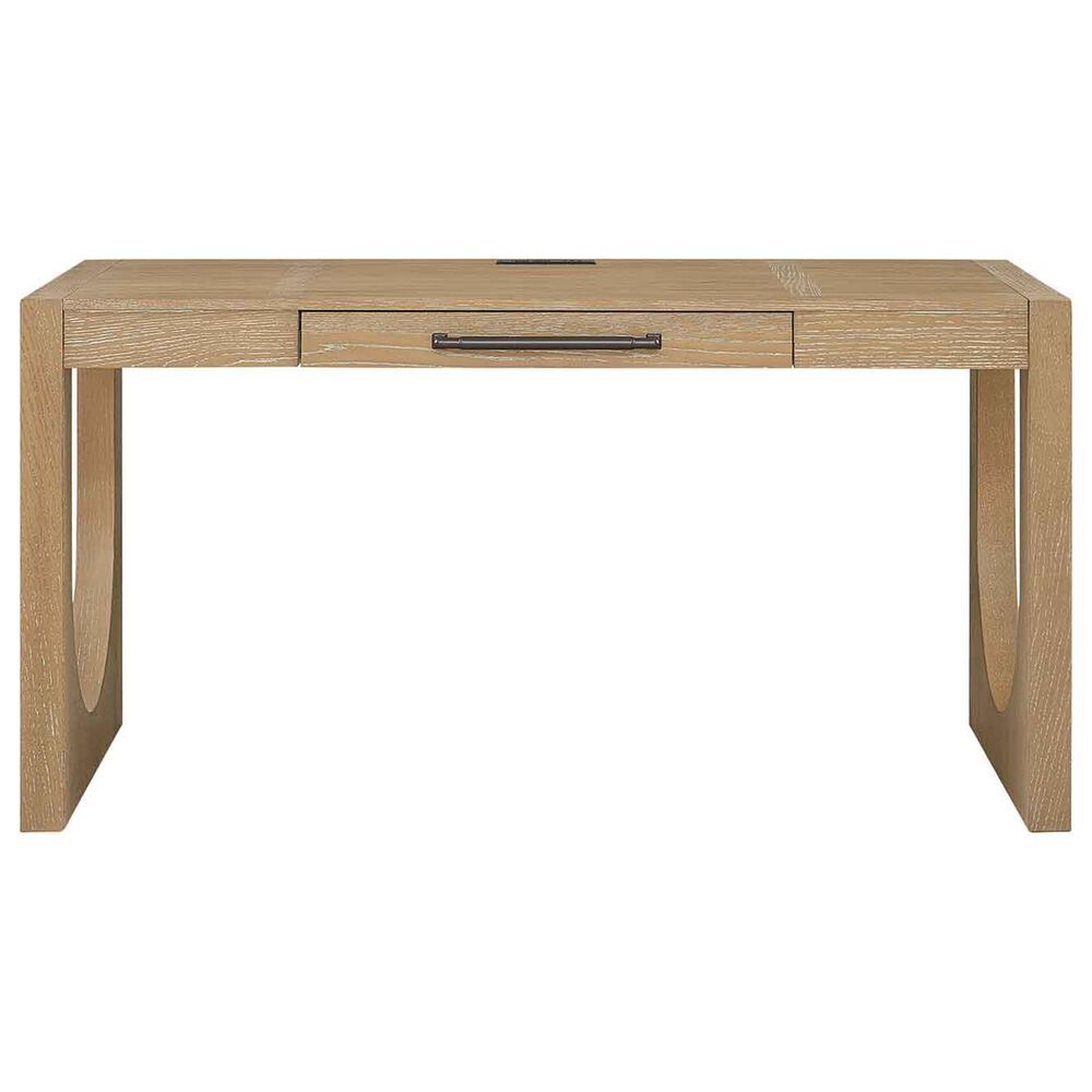 Wycliff Bay Canyon Drive 3-Piece Writing Desk with Bookcase and Lateral File Set in Natural Oak, , large