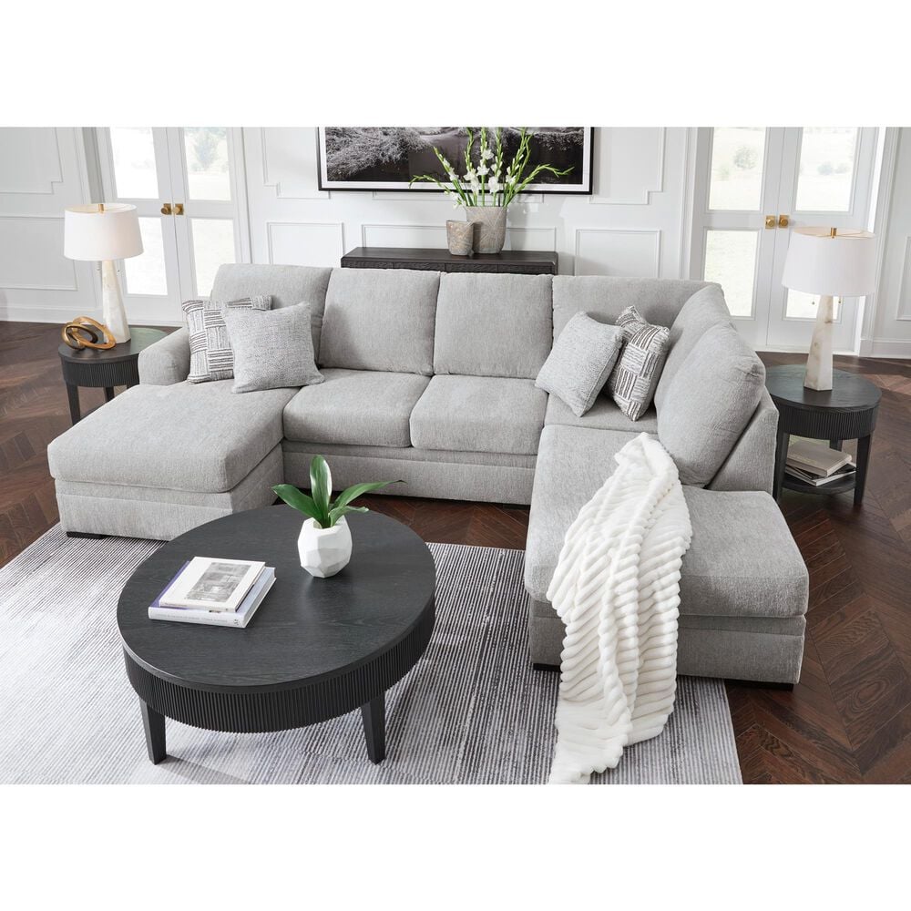 Ashley Gabyleigh 2-Piece Stationary Right Facing Sectional in Nickel, , large