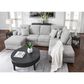 Ashley Gabyleigh 2-Piece Stationary Right Facing Sectional in Nickel, , large