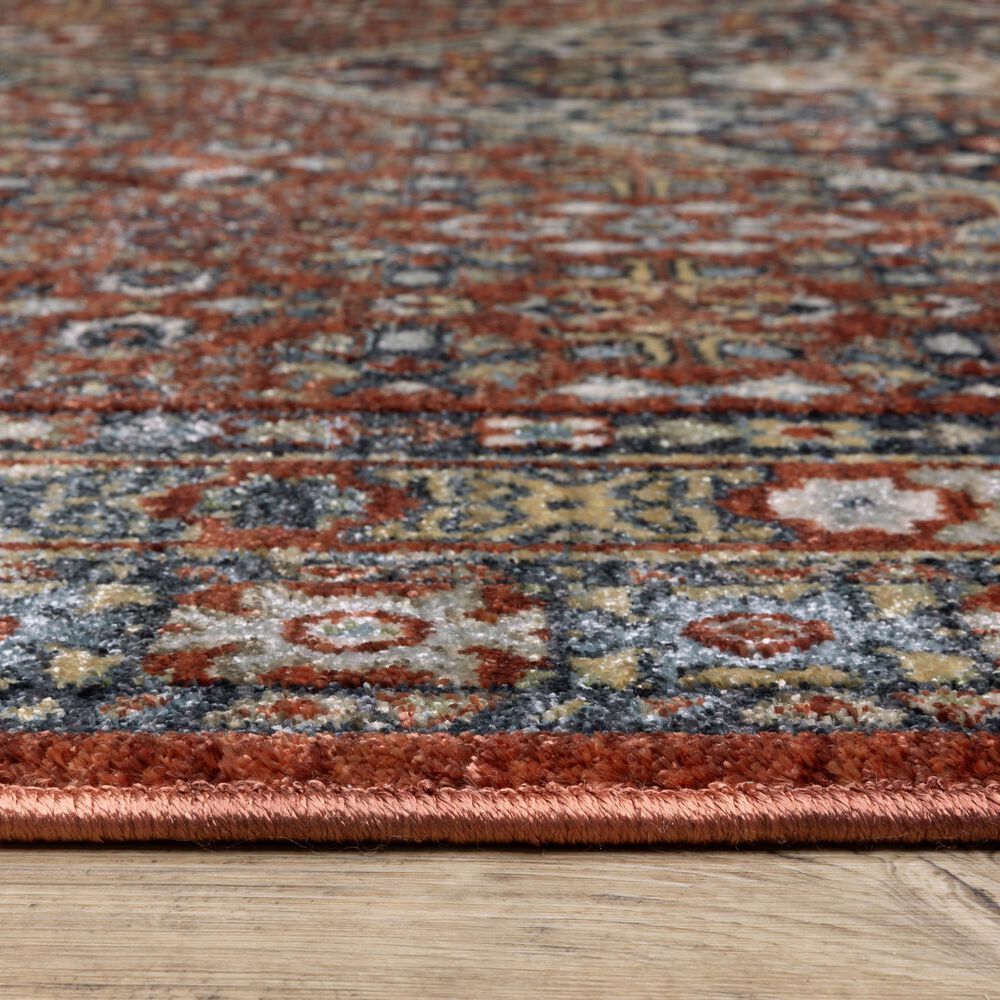 Oriental Weavers Eliana Red and Multicolor 3&#39;3&quot; x 5&#39; Area Rug, , large