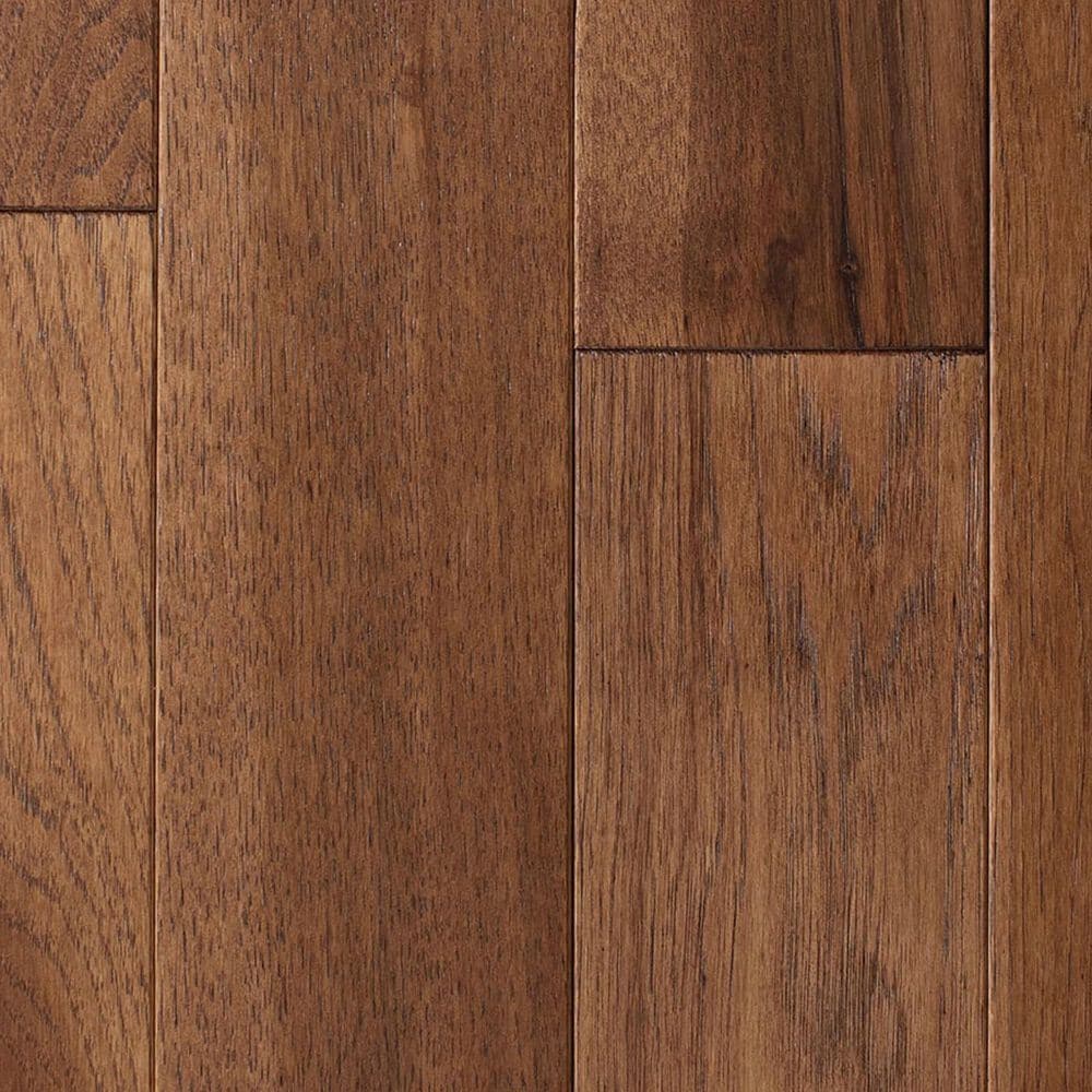 Mullican Flooring Williamsburg Champagne 4" Hickory Solid Hardwood, , large