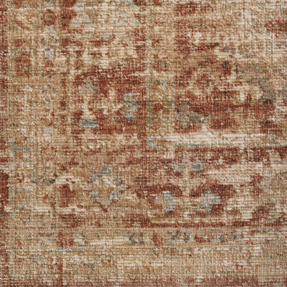 Loloi Heritage 4&#39; x 6&#39; Brick and Multicolor Area Rug, , large