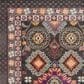 Safavieh Monaco MNC240B-5 5" x 8" Brown/Multi Area Rug, , large