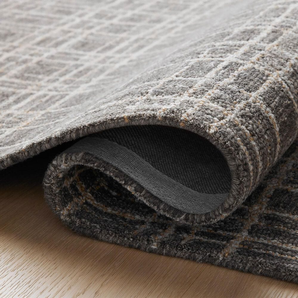 Chris Loves Julia x Loloi Polly 5&#39; x 7&#39;6&quot; Graphite and Pebble Area Rug, , large
