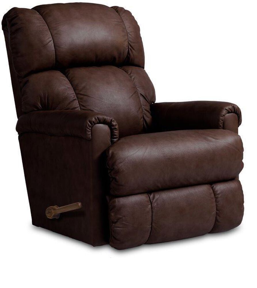 La-Z-Boy Pinnacle Leather Manual Rocker Recliner in Brown, , large