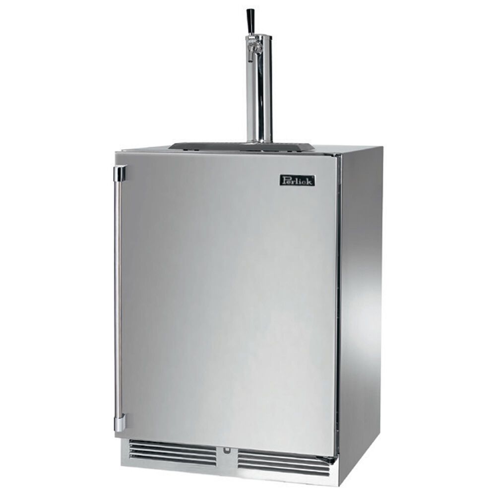 Perlick Signature Marine 5.2 Cu. Ft. Outdoor Beverage Dispenser with Right Hinge Solid Door in Stainless Steel, , large