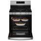 GE Profile 5.3 Cu. Ft. Smart Freestanding Gas Range with No Preheat Air Fry in Stainless Steel, , large