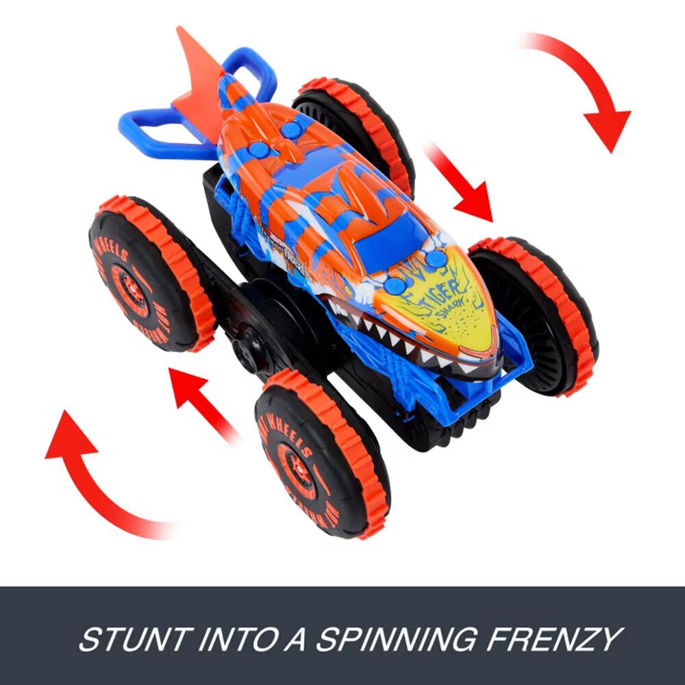 Hot Wheels Monster Truck Tiger Shark Radio Controlled Toy Car, , large