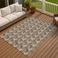 Dalyn Rug Company Soft Essentials Chevron Mocha 8" x 10" Area Rug, , large