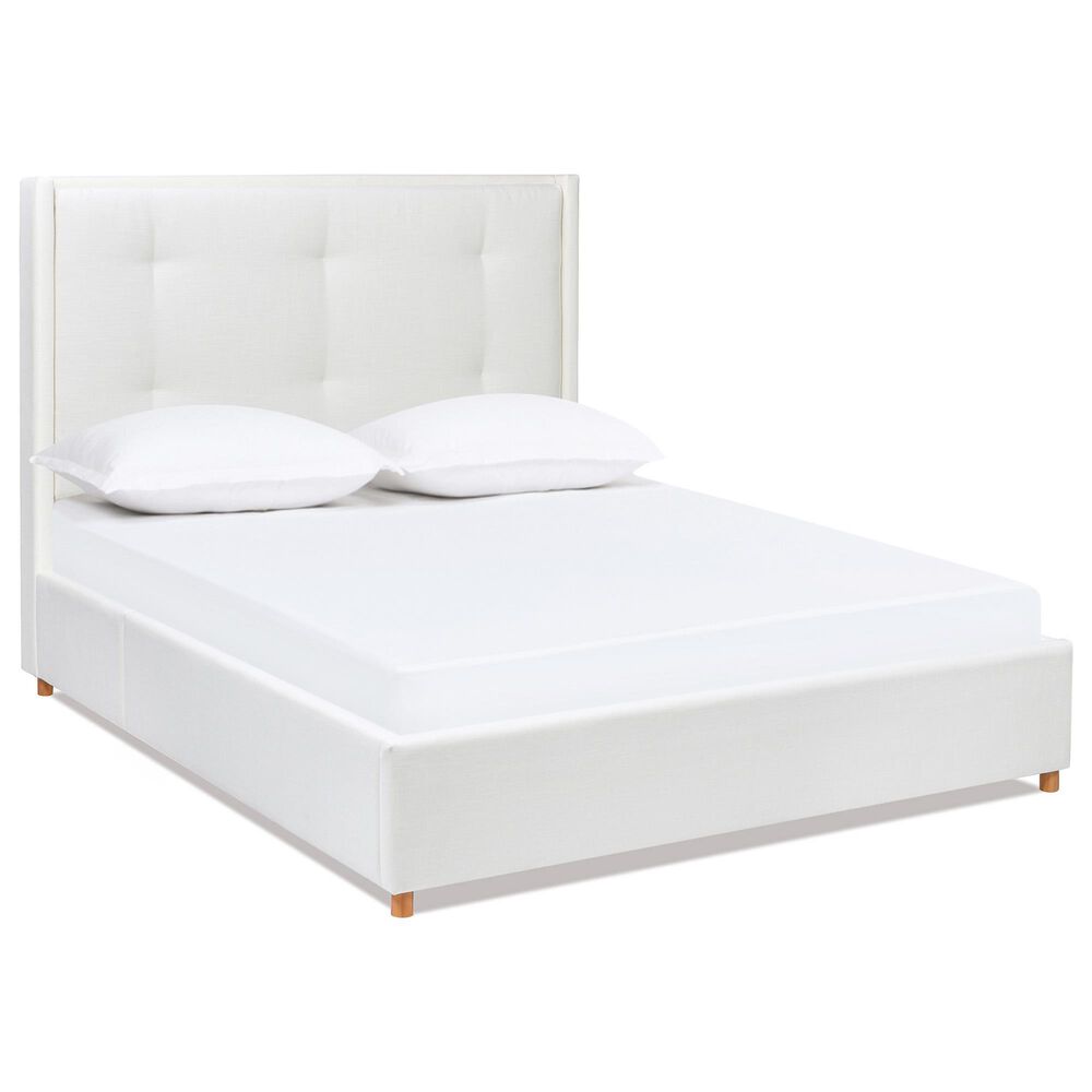 Jennifer Taylor Home Miramar Queen Platform Bed in Antique White, , large