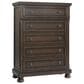 Mayberry Hill Kingston 5-Piece Queen Bedroom Set in Rich Walnut, , large