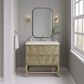 James Martin Vanities Emmeline 36" Single Bathroom Vanity in Pebble Oak with 3 cm Ethereal Noctis Quartz Top and Rectangular Sink, , large