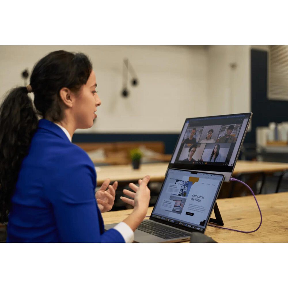 espresso 15.6&quot; FHD IPS Portable Monitor in Black, , large