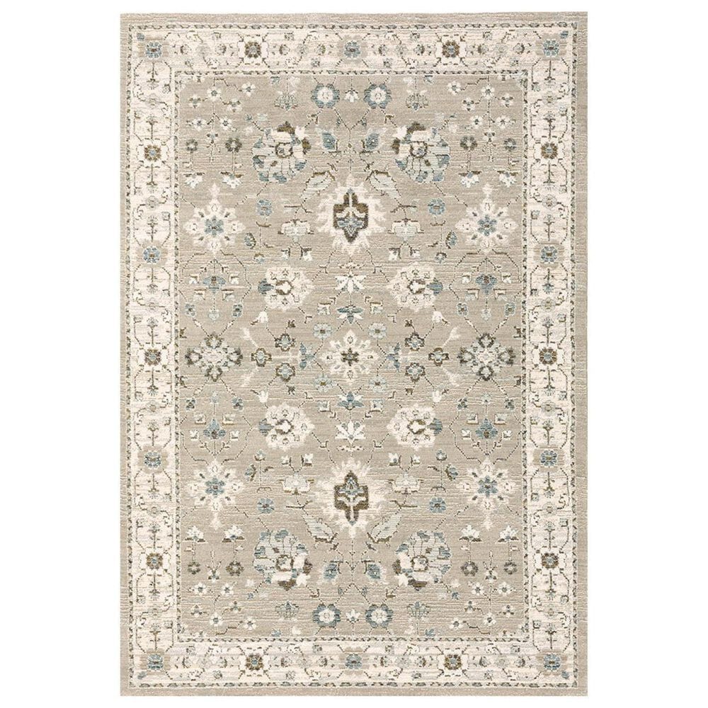 Oriental Weavers Andorra 8930L 7"10" x 10"10" Beige Area Rug, , large