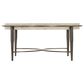 Bernhardt Barclay Round Cocktail Table in Antique Pewter, , large