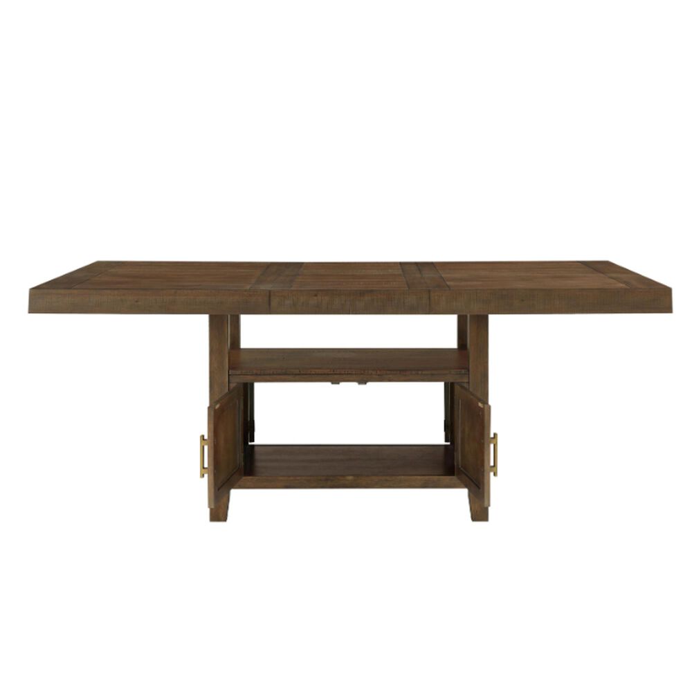 Steve Silver Garland 1-Leaf Dining Table in Toffee - Table Only, , large