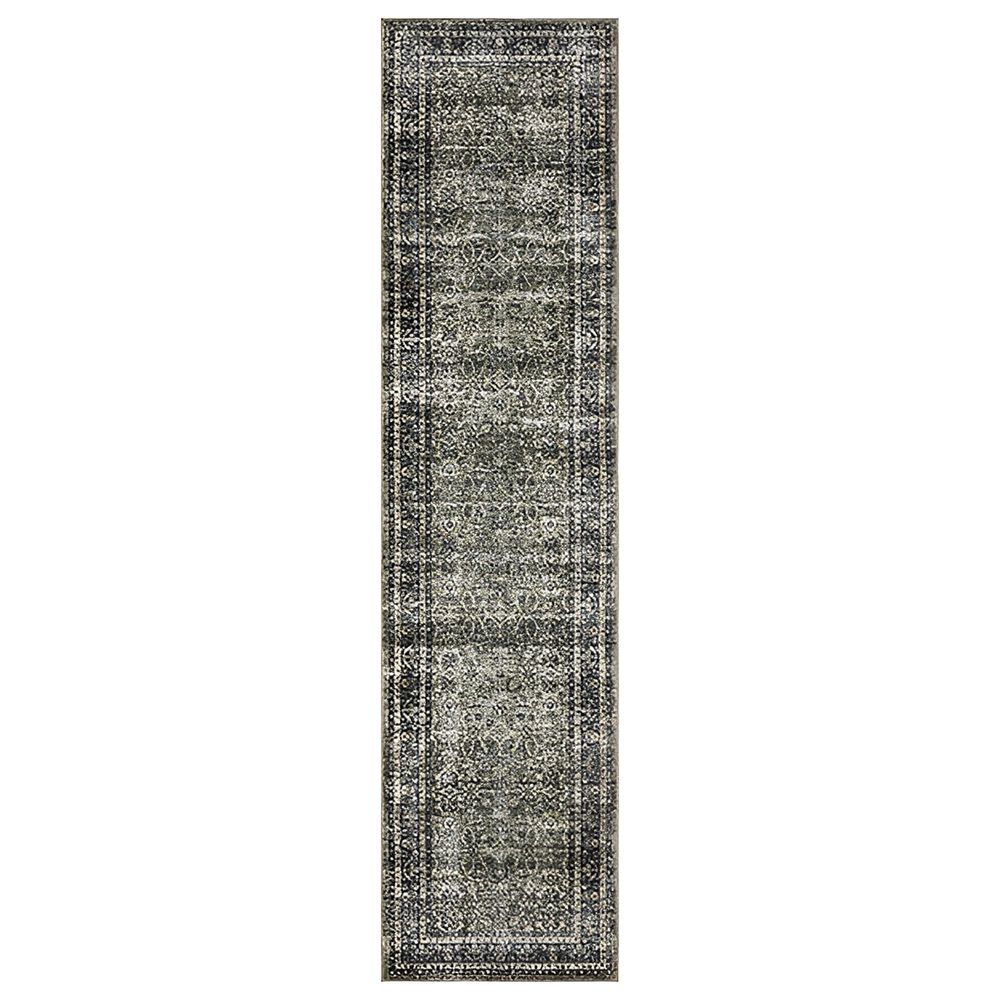 Oriental Weavers Sumter 2" x 8" Grey and Blue Runner, , large