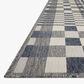 Loloi II Rainier 3"11" x 5"11" Ivory and Denim Indoor/Outdoor Area Performance Rug, , large