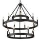 Golden Lighting Alastair 18-Light Chandelier in Matte Black, , large