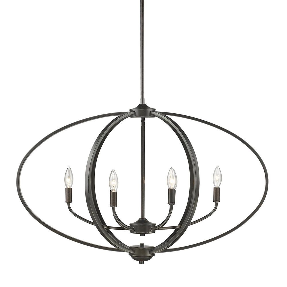 Golden Lighting Colson 6-Light Linear Pendant in Etruscan Bronze, , large