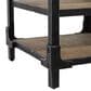 Maple and Jade 2-Shelf Accent End Table in Brown and Bronze, , large
