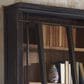 Wycliff Bay 3-Bookcase with Ladder in Aged Ebony and Warm Honey, , large