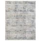 Surya Brunswick Cream, Light Gray, Charcoal, Blue, Dark Blue and Mustard 7"10" x 10"2" Area Rug, , large