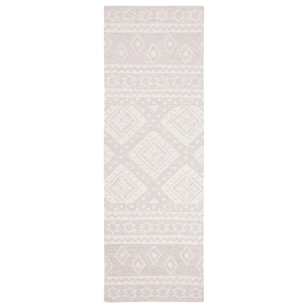 Safavieh Micro-Loop Southwestern 2"3" x 7" Gray and Ivory Runner, , large