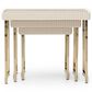 Vista Haus Lisbon 3-Piece Nesting Table Set in Silken Matte Cream, , large