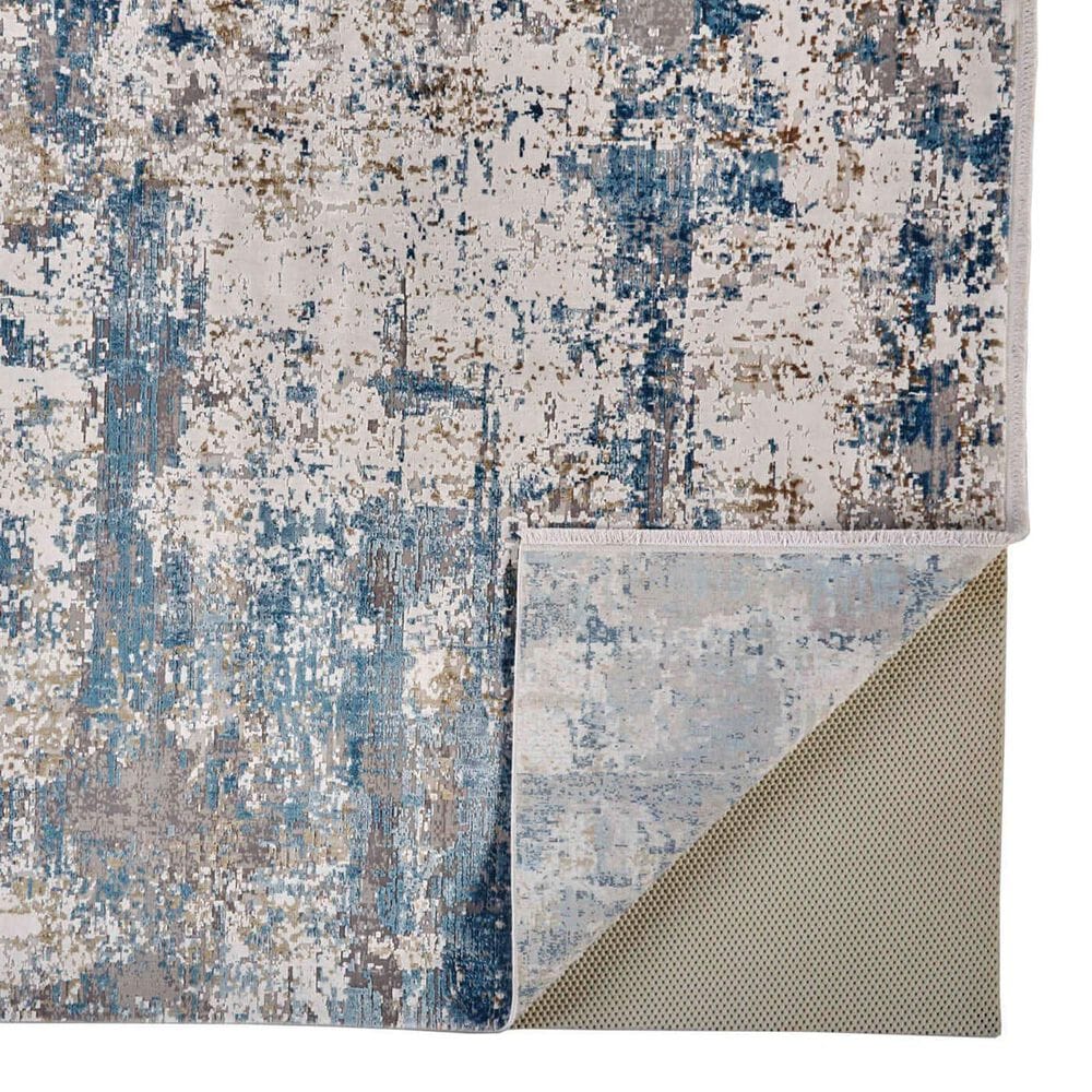 Feizy Cadiz Blue and Ivory 7&#39;9&quot; x 11&#39; Area Rug, , large