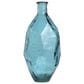 Maple and Jade Tall Spanish Bottle Neck Faceted Decorative Vase in Tinted Teal, , large