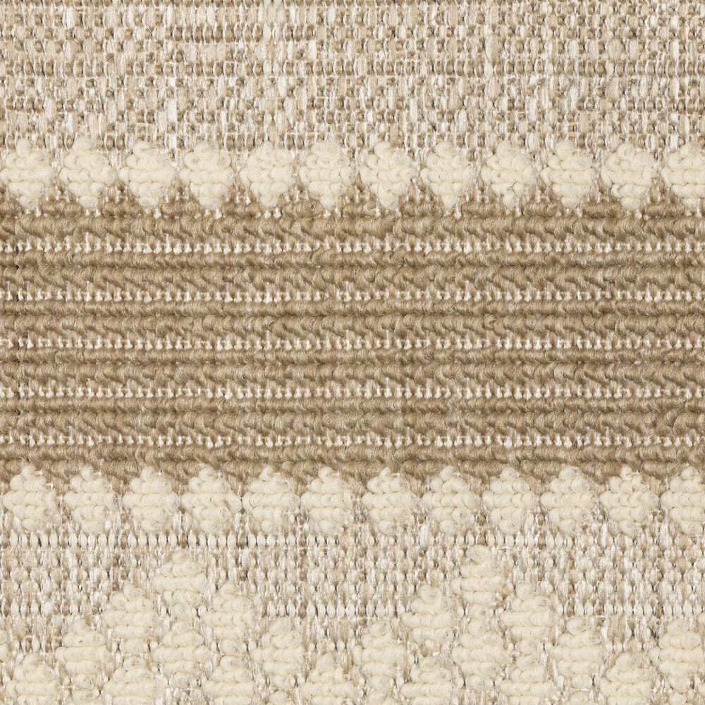 ROW by Oriental Weavers Zarina ZAR08 Beige and Brown 3'3" x 5' Indoor/Outdoor Area Rug, , large