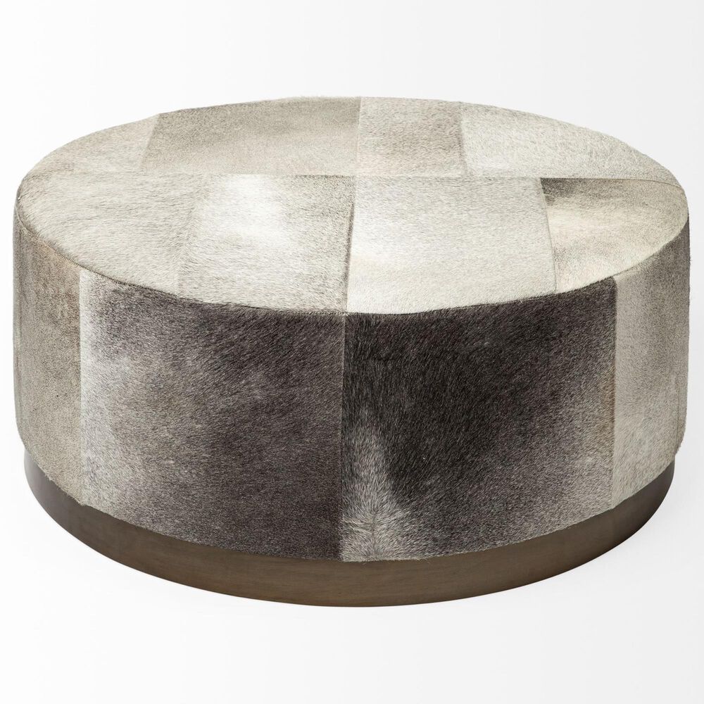 Mercana Zahavi II Ottoman in Gray, , large