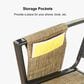 HOMLUX 3-Seat Patio Porch Swing with Weather Resistant Steel Frame and Adjustable Tilt Canopy in Beige, , large