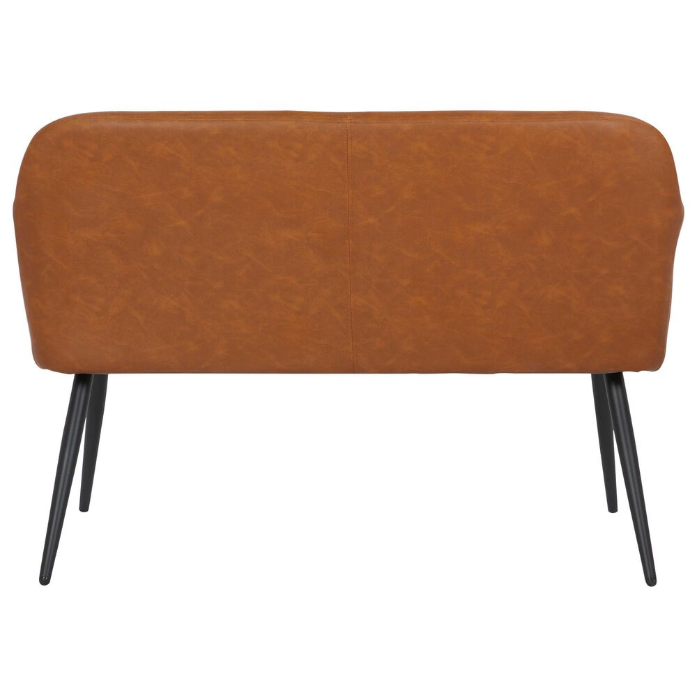 Lumisource Daniella Bench in Camel/Black, , large