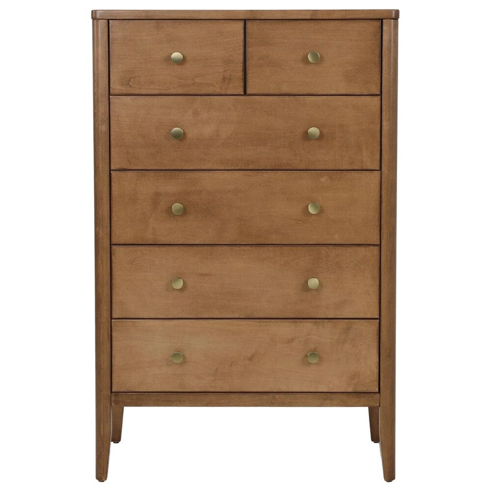 Archbold Furniture Warren 6-Drawer Chest in Harvest, , large