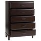 Ashley Vanmore 5-Piece Full Storage Bedroom Set in Dark Brown, , large