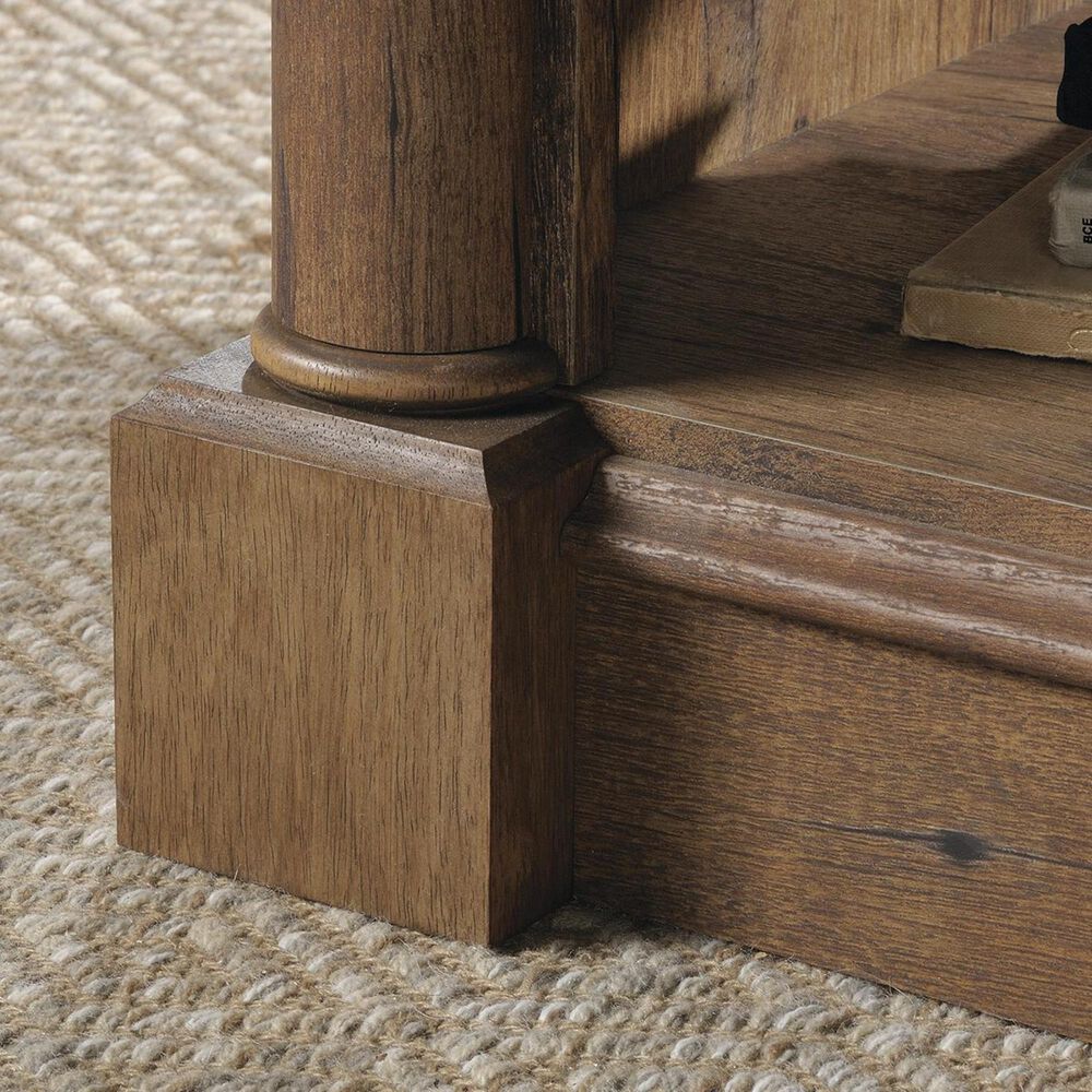 Sauder Palladia Lifttop Coffee Table in Vintage Oak Nebraska