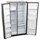 GE Appliances 23 Cu. Ft. Side by Side Refrigerator with External Dispenser in Fingerprint Resistant Slate, , large